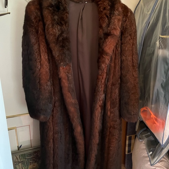 Jackets & Coats Vintage Opossum Full Length Fur Coat Poshmark